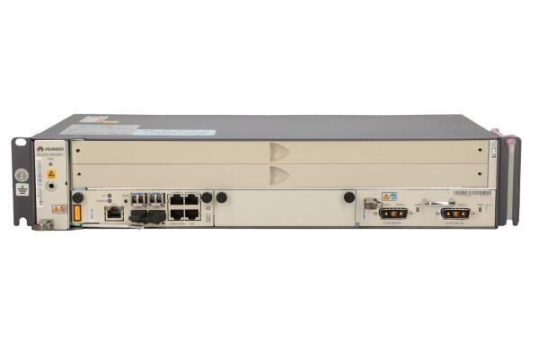Huawei SmartAX MA5608T GPON OLT, 19 inch 2U height  2 service slots, support EPON, GPON, 10G PON, P2P, xDSL POTS