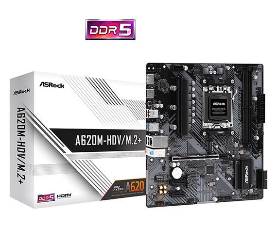ASROCK ANAKART - 90-MXBLK0-A0UAYZ-A620M-HDV/M.2+