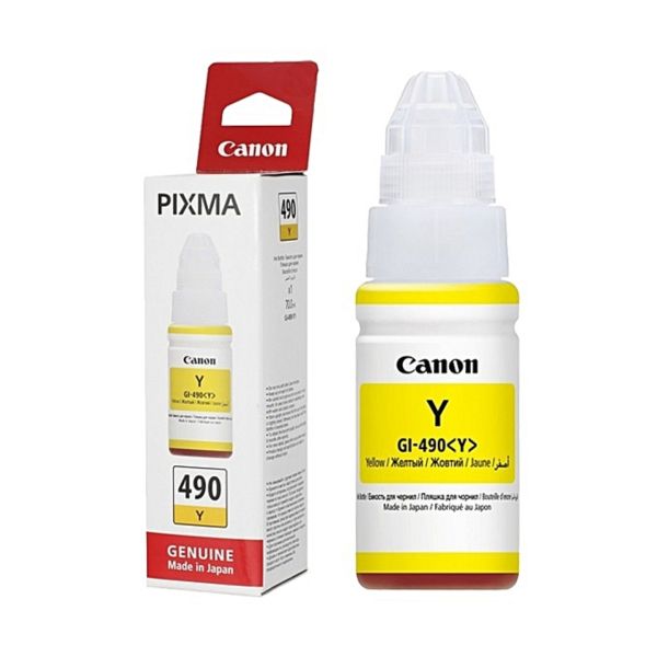 CANON GI-490Y SARI TANKLI YAZICILAR İÇİN MÜREKKEP 70ML 7000 Sayfa