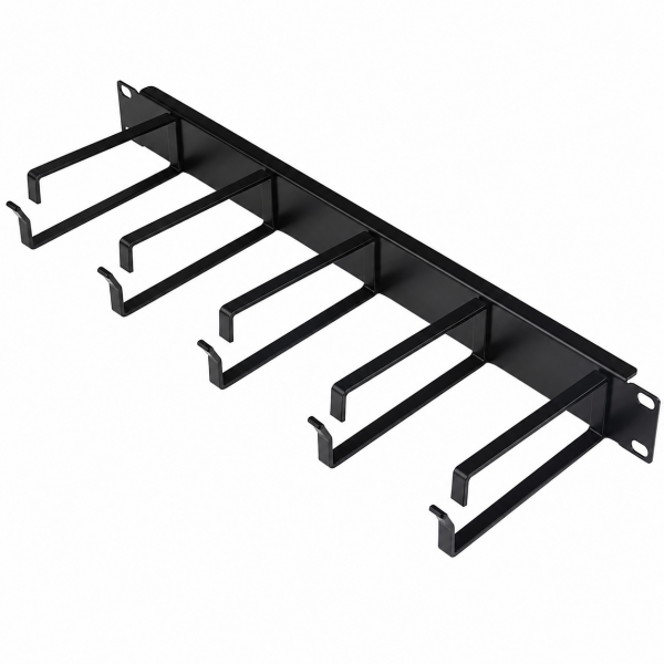 Lande 1U 19'' Kablo Düzenleme Paneli 5 Metal Kancalı