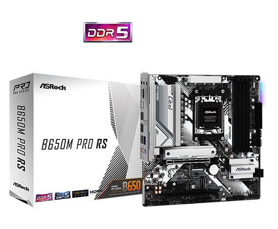 ASROCK ANAKART - 90-MXBLP0-A0UAYZ- B650M PRO RS