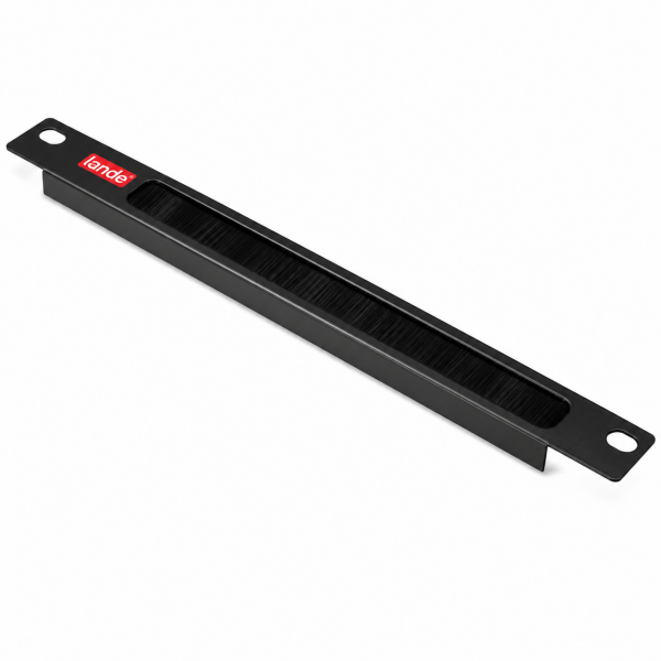Lande 1U 19'' Kablo Düzenleme Paneli Patchcord Giriş Holü, Fırçalı Tip