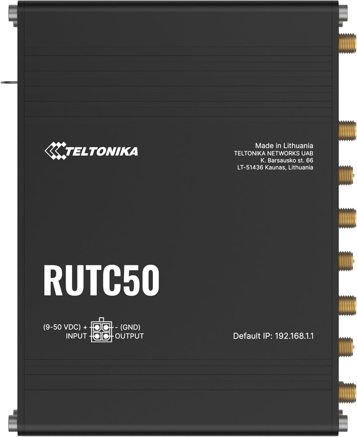 Teltonika RUTC50 Endüstriyel 5G Yönlendirici