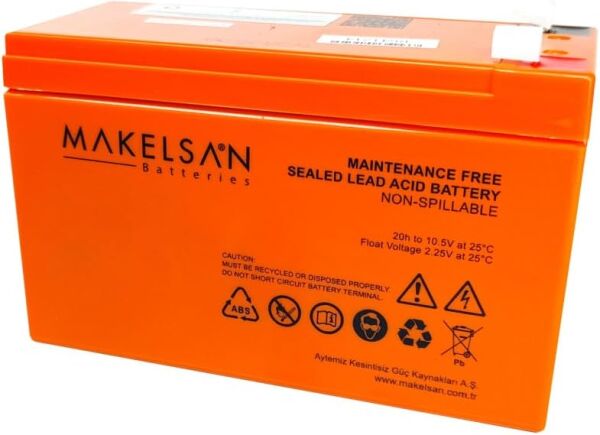 MAKELSAN AKU 12V 9AH BAKIMSIZ KURU AKÜ
