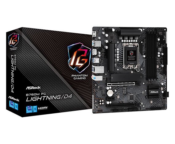 ASROCK ANAKART -90-MXBLY0-A0UAYZ B760M PG LGH/D4