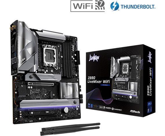 ASROCK ANAKART-90-MXBPE0-A0UAYZ-Z890 LIVEMIXER