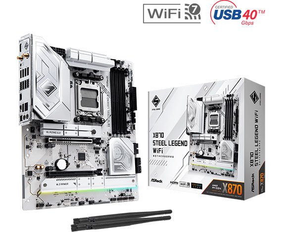 ASROCK ANAKART-90-MXBPJ0-A0UAYZ-X870 STEEL LEGEND