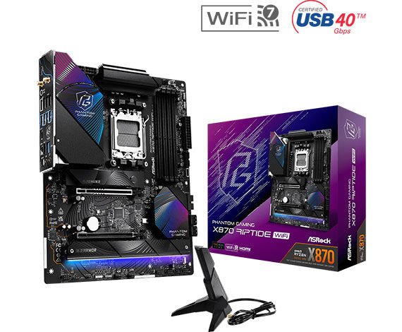 ASROCK ANAKART-90-MXBPP0-A0UAYZ-X870 RIPTIDE