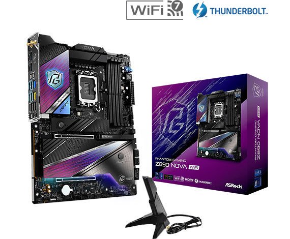 ASROCK ANAKART-90-MXBPS0-A0UAYZ-Z890 NOVA WiFi
