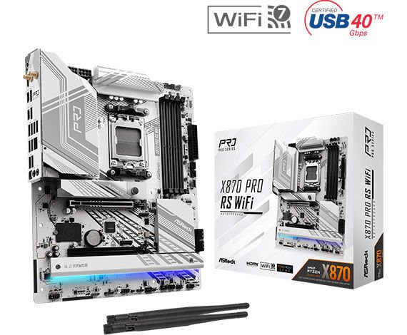 ASROCK ANAKART-90-MXBQ00-A0UAYZ-X870 PRO RS WiFi
