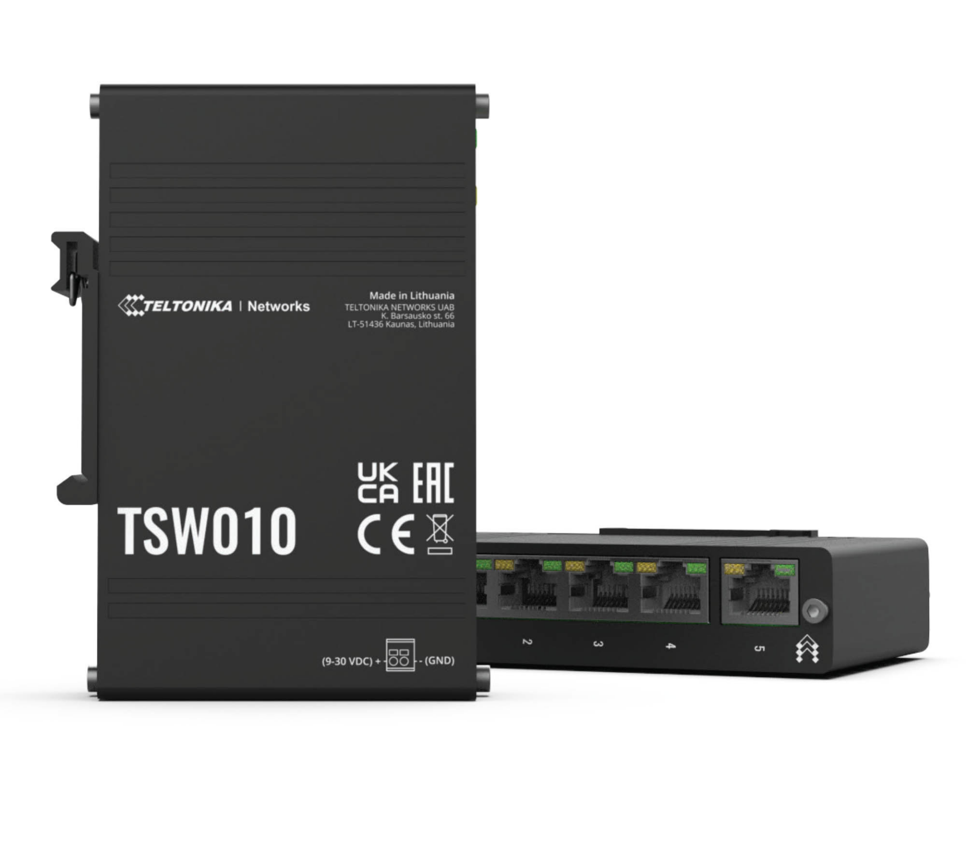 Teltonika TSW010 Endüstriyel Ethernet Switch