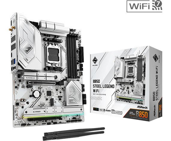 ASROCK ANAKART-90-MXBQS0-A0UAYZ-B850 Stl Lgnd WF