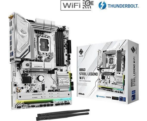 ASROCK ANAKART-90-MXBR30-A0UAYZ-B860 Steel Legend