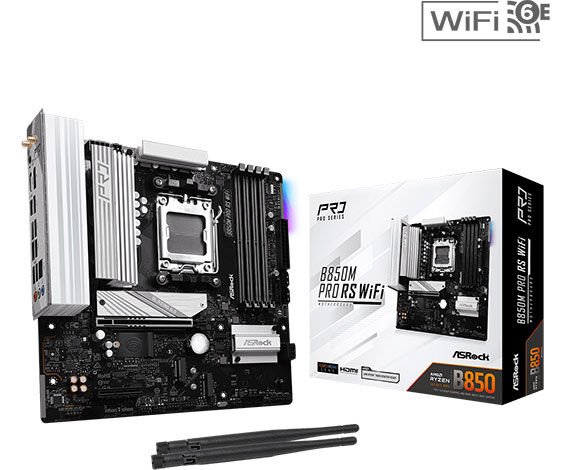 ASROCK ANAKART-90-MXBR70-A0UAYZ-B850M Pro RS WiFi