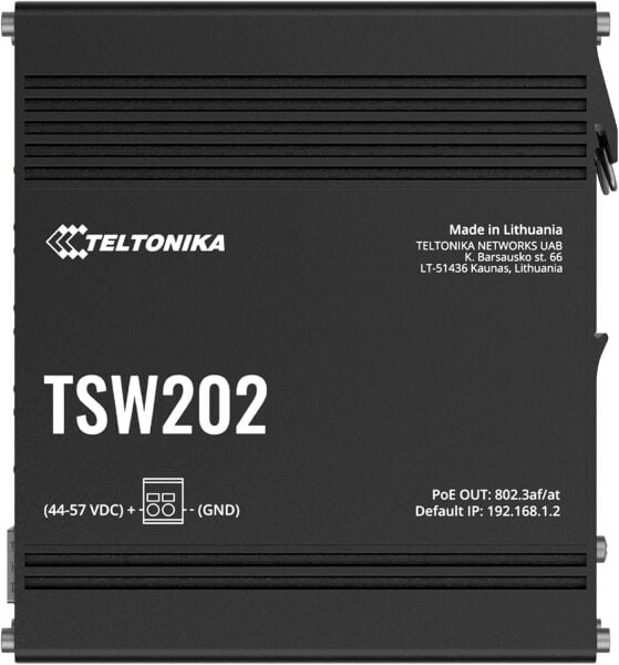 Teltonika TSW202 8x1Gb Endüstriyel Ethernet Switch