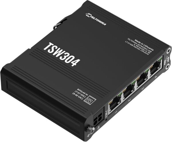 Teltonika TSW304 Din Ray Ethernet Switch