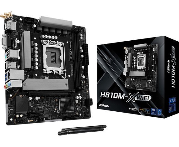 ASROCK ANAKART-90-MXBS60-A0UAYZ-H810M-X WiFi