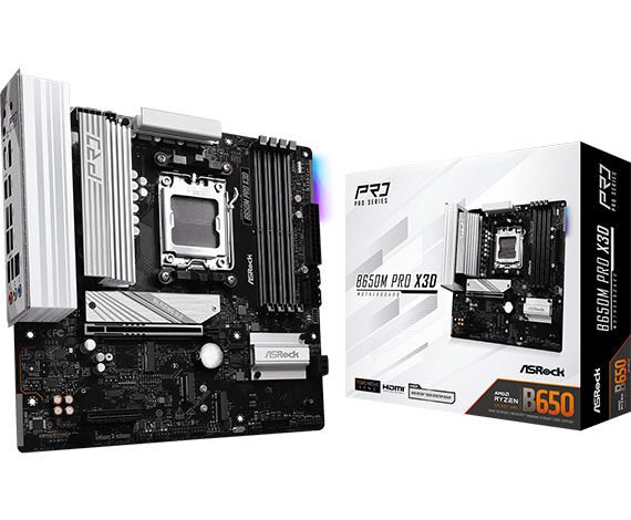 ASROCK ANAKART-90-MXBSN0-A0UAYZ-B650M PRO X3D