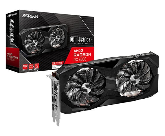 ASROCK GPU - 90-GA2RZZ-00UANF - AMD Radeon RX 6600