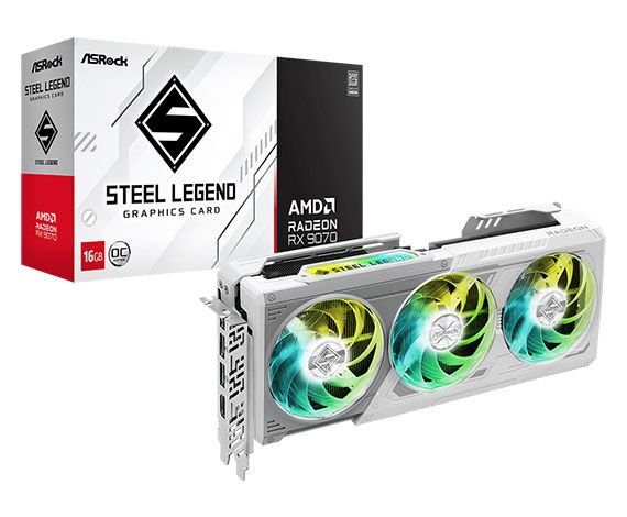 ASROCK GPU - 90-GA5EZZ-00UANF-RX9070 SL16GB