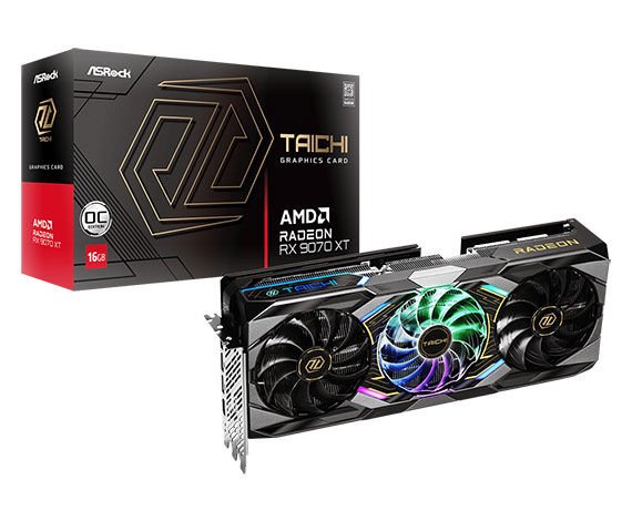 ASROCK GPU - 90-GA5HZZ-00UANF-RX9070XT TAICHI 16GO