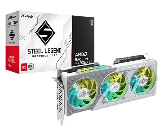 ASROCK GPU - 90-GA5ZZZ-00UANF-RX9060XT SL 8GB