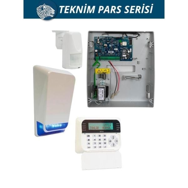 TEKNIM TSP-5324LCD KABLOLU GSM/GPRS Lİ ALARM SETİ AKÜ HARİÇ