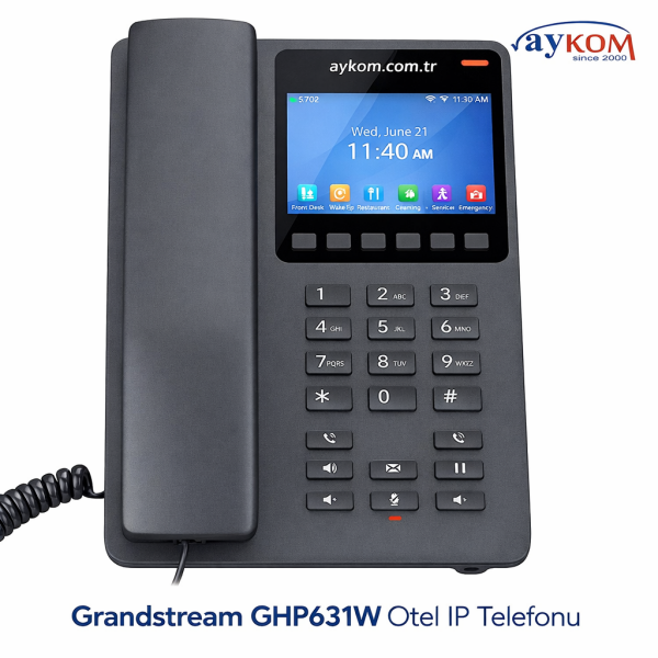 GrandStream GHP631W Otel IP Telefonu
