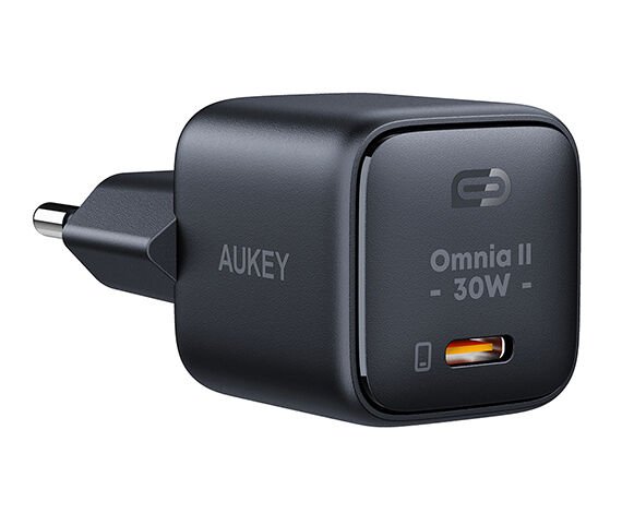 Aukey PA-B1L-BK 30W Omnia II Mini GaN Type-C PD Şarj Adaptörü