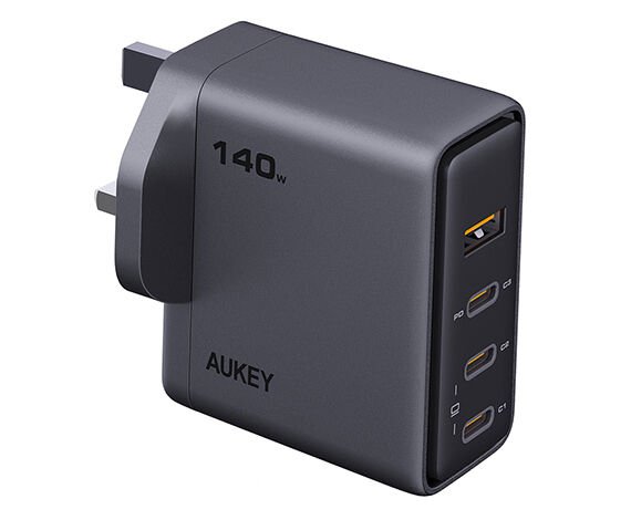 Aukey PA-C6-GY 140W GAN III PD 3.0 PPS Wall Charge