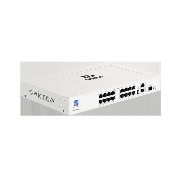 WI-TEK WIKING WK-PS219GF 16 PORT 10/100 16 PORT POE 2XGE UPLINK + 1 SFP 180W YONETILEMEZ RACK MOUNT SWITCH