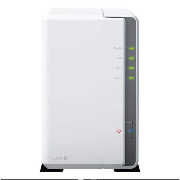 SYNOLOGY DS223J 2 BAY 1xGLAN NAS DEPOLAMA ÜNİTESİ