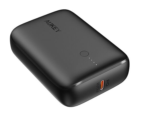 Aukey PB-N83S-BK 22.5W SCP, 18W PD ve QC 3.0 10000 mAh PD Mini Type-C Powerbank