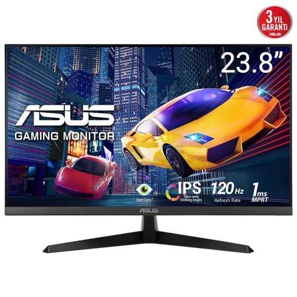 ASUS VY249HGR 23.8'' 1MS 120Hz VGA/HDMI VESA IPS LED GAMING MONITOR