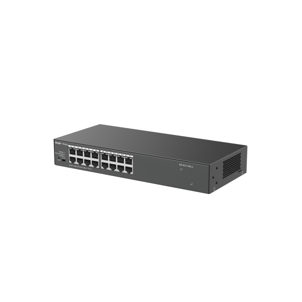 RUIJIE REYEE RG-ES116G-L 16 PORT 10/100/1000 YONETILEMEZ RACK MOUNT SWITCH METAL KASA