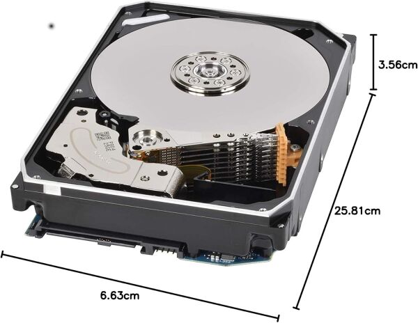 TOSHIBA N300 12TB 7200RPM 128MB SATA3 6Gbit/sn HDWG51CXZSTA NAS HDD