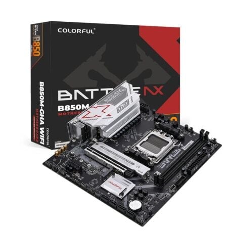 COLORFUL BATTLE-AX B850M-GHA WIFI V14 2xDDR5 HDMI+DP 16X 2xM.2 AM5 ANAKART