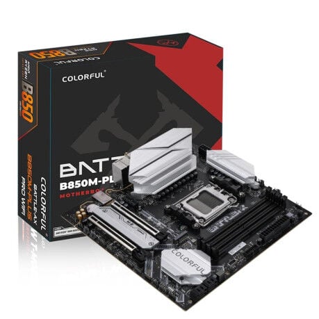 COLORFUL BATTLE-AX B850M-PLUS PRO V14 4xDDR5 HDMI+DP 16X 2xM.2 AM5 ANAKART