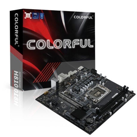 COLORFUL H810M-T V20 2x DDR5 DP/HDMI 2x M.2 1xGLAN USB3.2 1851P ANAKART