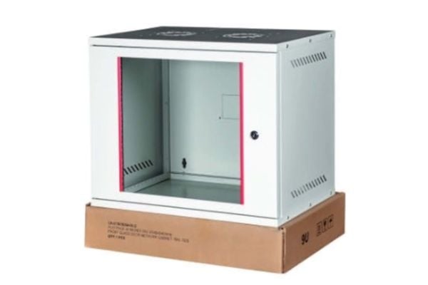 Lande 9U 19'' STB Security Box Duvar Tipi Kabinet W=542 mm D=400 mm LN-STB09U5440-LG