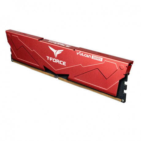 TEAM T-FORCE VULCAN RED 16GB 6000MHz DDR5 GAMING PC RAM FLRD516G6000HC38A01
