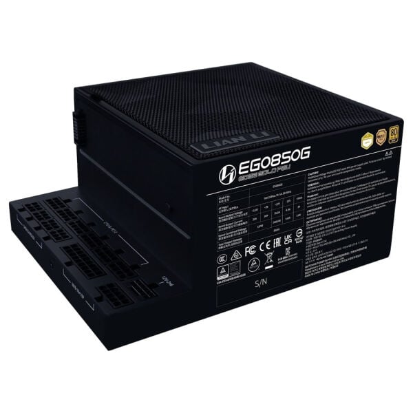 LIAN LI EDGE GOLD 850W 80+ GOLD POWER SUPPLY SİYAH ATX 3.1 G9P.EG0850G.B000.EU