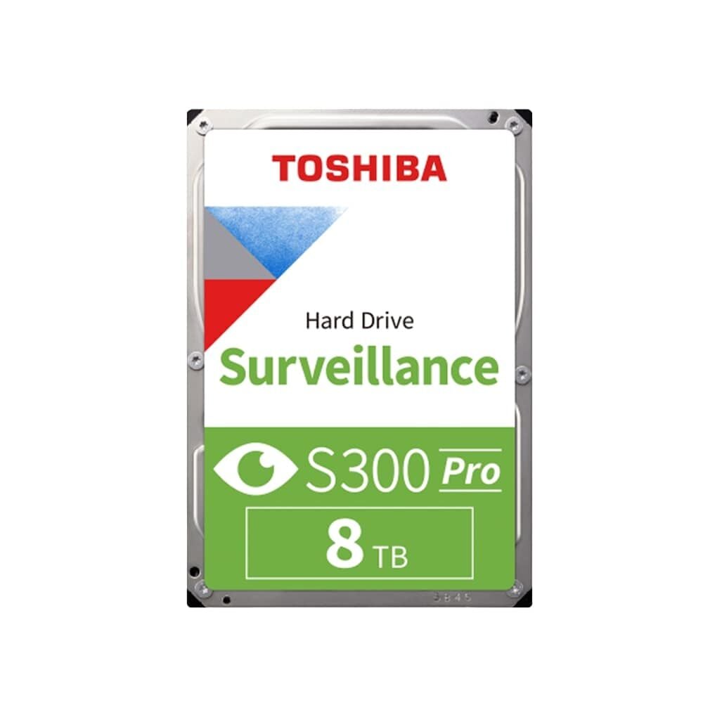 TOSHIBA SURVEILLANCE S300 PRO 8TB 7200RPM 512MB SATA3 6Gbit/sn MD10ADA800V GÜVENLİK HDD