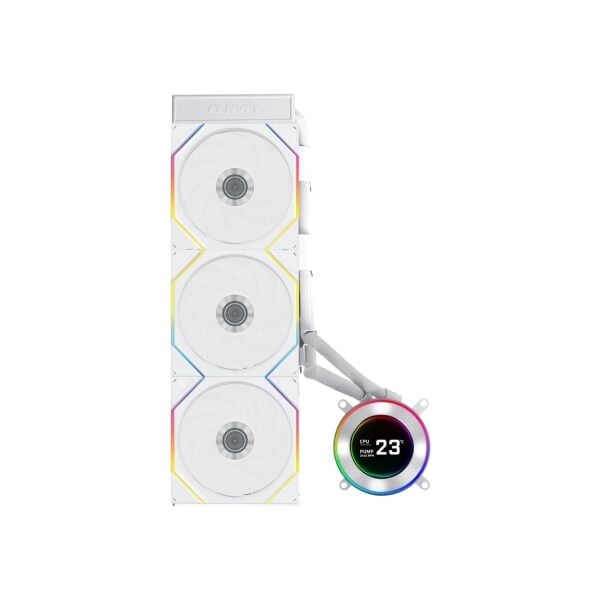 LIAN LI HYDRO-SHIFT II LCD-C 360TL 360MM LGA1700/1851/AM4/AM5 SOKET BEYAZ İŞLEMCİ SIVI SOĞUTUCU G89.GHS2LCD36TW.00
