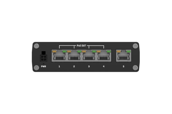Teltonika TSW100 4 Port Yönetilmez PoE Switch