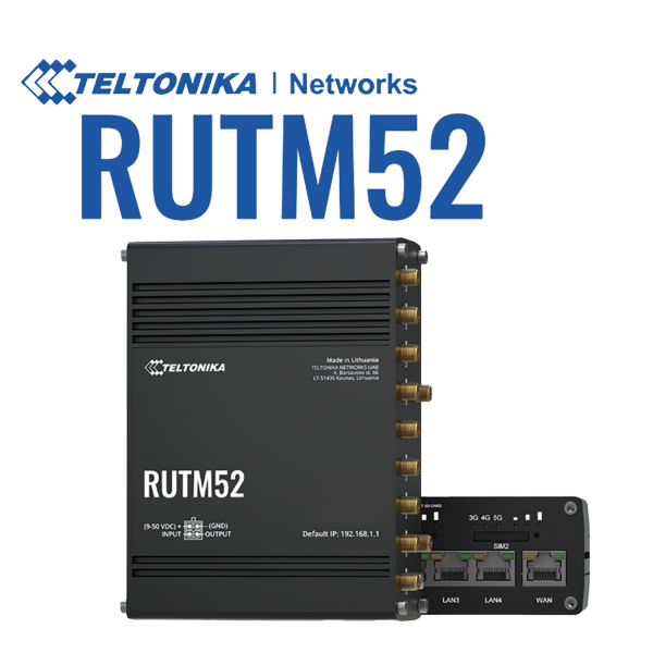 Teltonika TE-RUTM52 Endüstriyel 5G Router