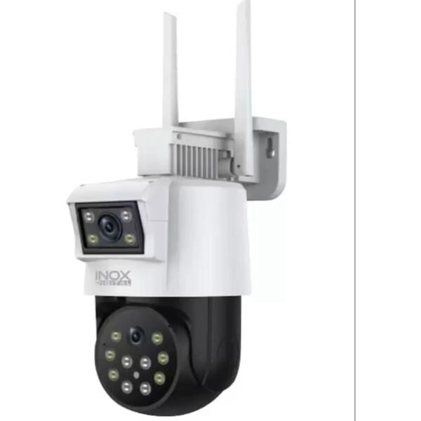 INOX X102 3+3MP 2 KAMERALI  2048×1536 WIFI IP65 IP SOLAR PANEL KAMERA