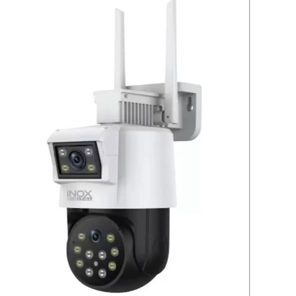INOX X102 3+3MP 2 KAMERALI  2048×1536 WIFI IP65 IP SOLAR PANEL KAMERA