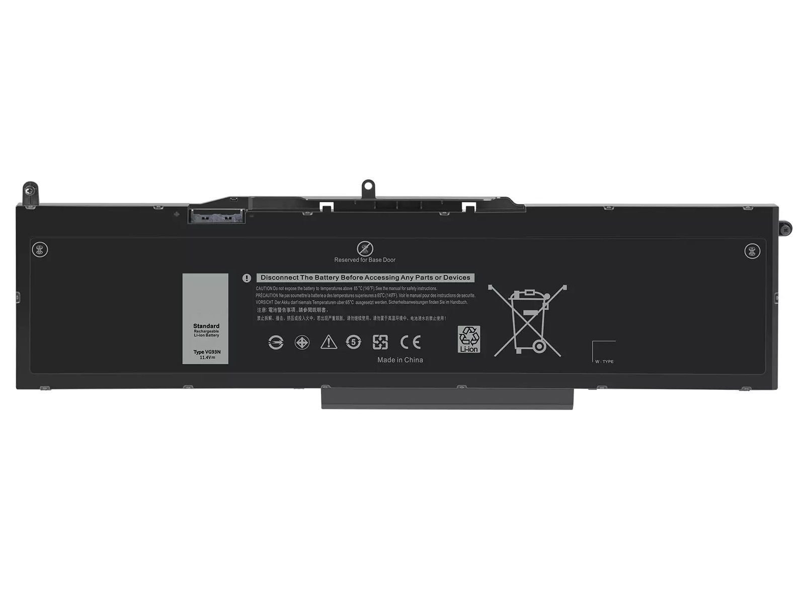 RETRO Dell Latitude E5580, VG93N Notebook Bataryası - 6 Cell