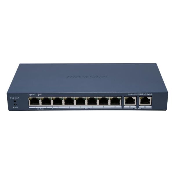 Hikvision DS-3E1310P-EI/M 8 Port PoE+ Switch 60W